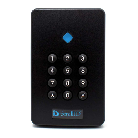 3MillID S-Gang Keypad Reader manual