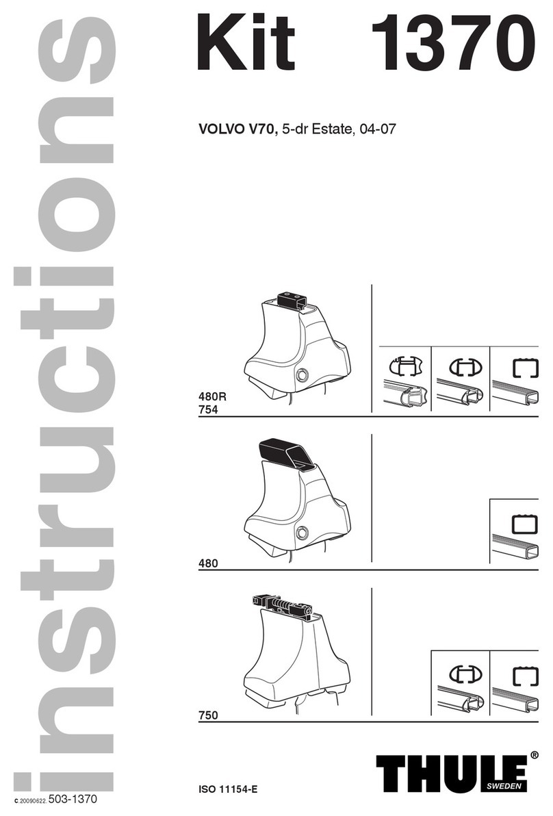 Thule Kit 1370 User manual
