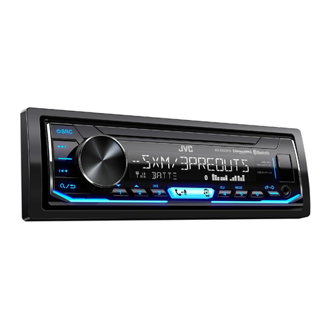 JVC KD-X350BTS User manual