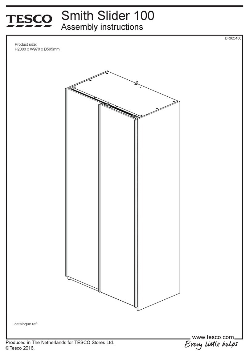 Tesco Smith Slider 100 Assembly instructions