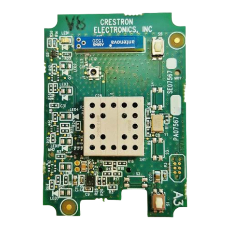 Crestron CWD7567 Operation guide