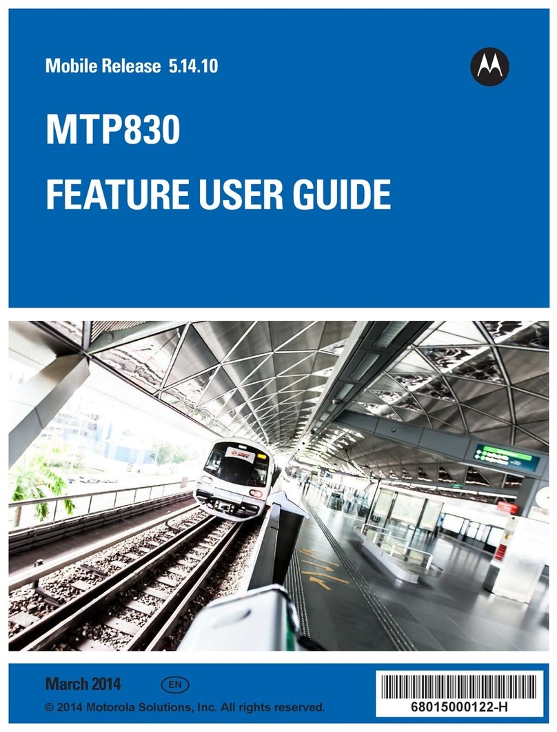 Motorola MTP830 User manual
