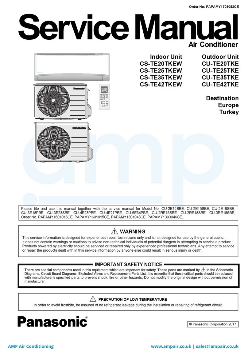 Panasonic CS-TE20TKEW User manual