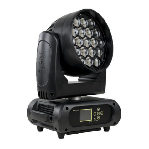 Event Lighting M19W15RGBW User manual