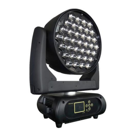 Event Lighting M37W15RGBW user manual