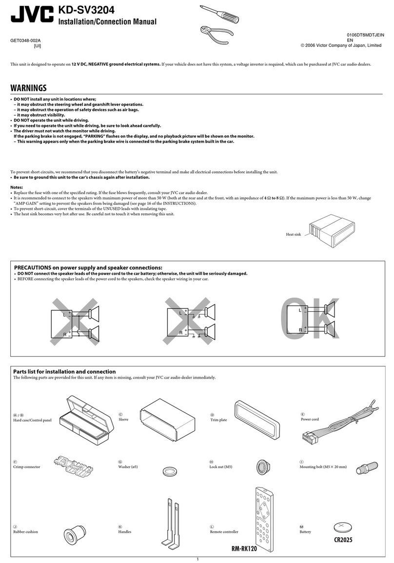 JVC KD-SV3204 Guide