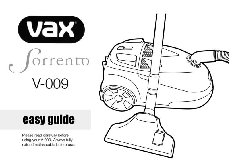 Vax V-009 Product information sheet