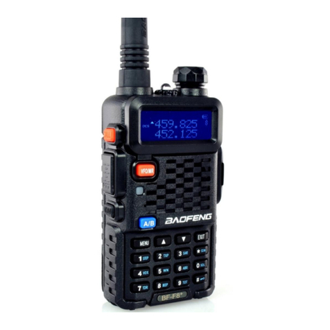 Baofeng BF-F8+ operating manual