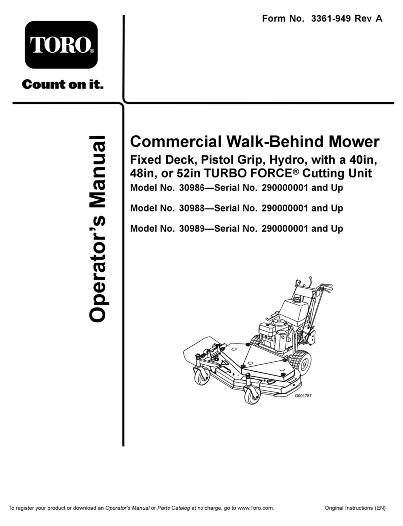 Toro 30986 User manual