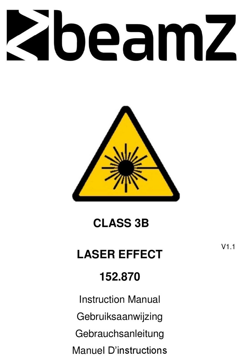 Beamz 152.870 User manual