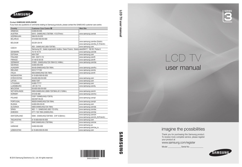 Samsung LE19C355 User manual