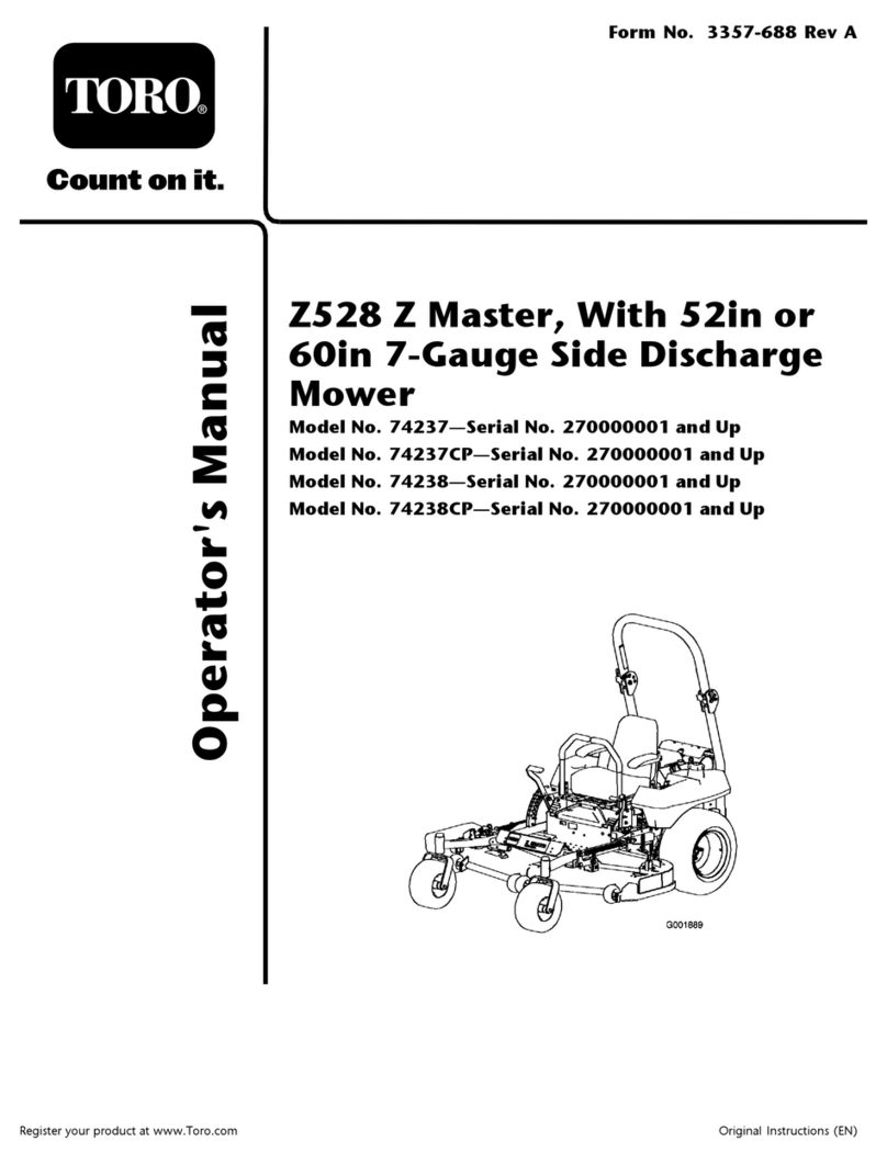 Toro 74237 User manual Toro 74237 User manual
