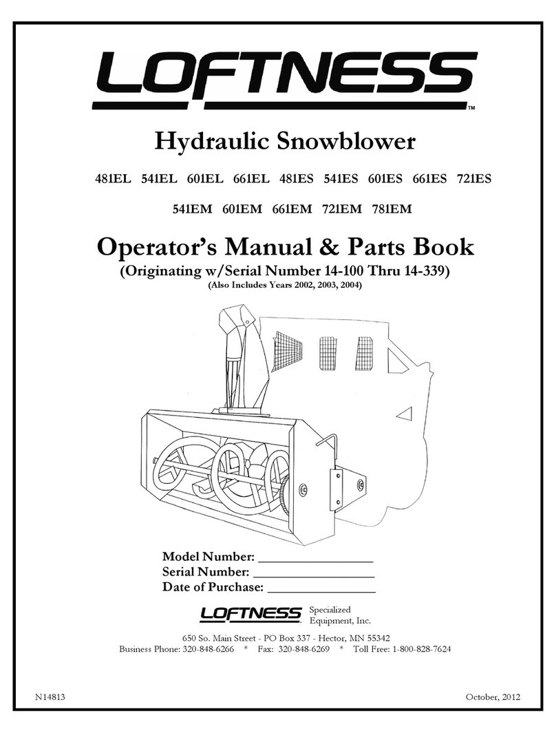 LOFTNESS 481EL User manual