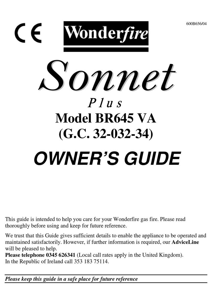 Wonderfire sonnet plus br645 VA User manual