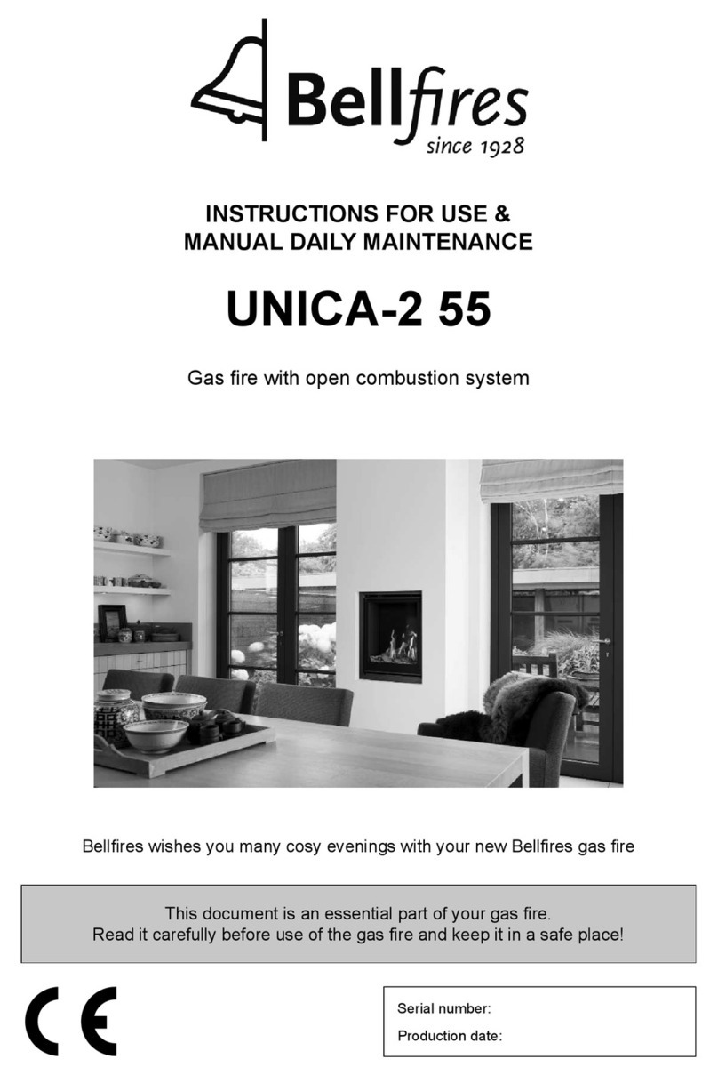 Bellfires UNICA-2 55 Installation and operation manual Bellfires UNICA-2 55 Installation and operation manual
