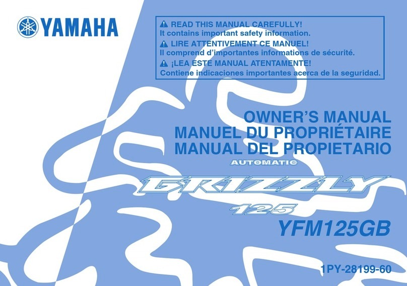 Yamaha GRIZZLY 125 YFM125GB User manual