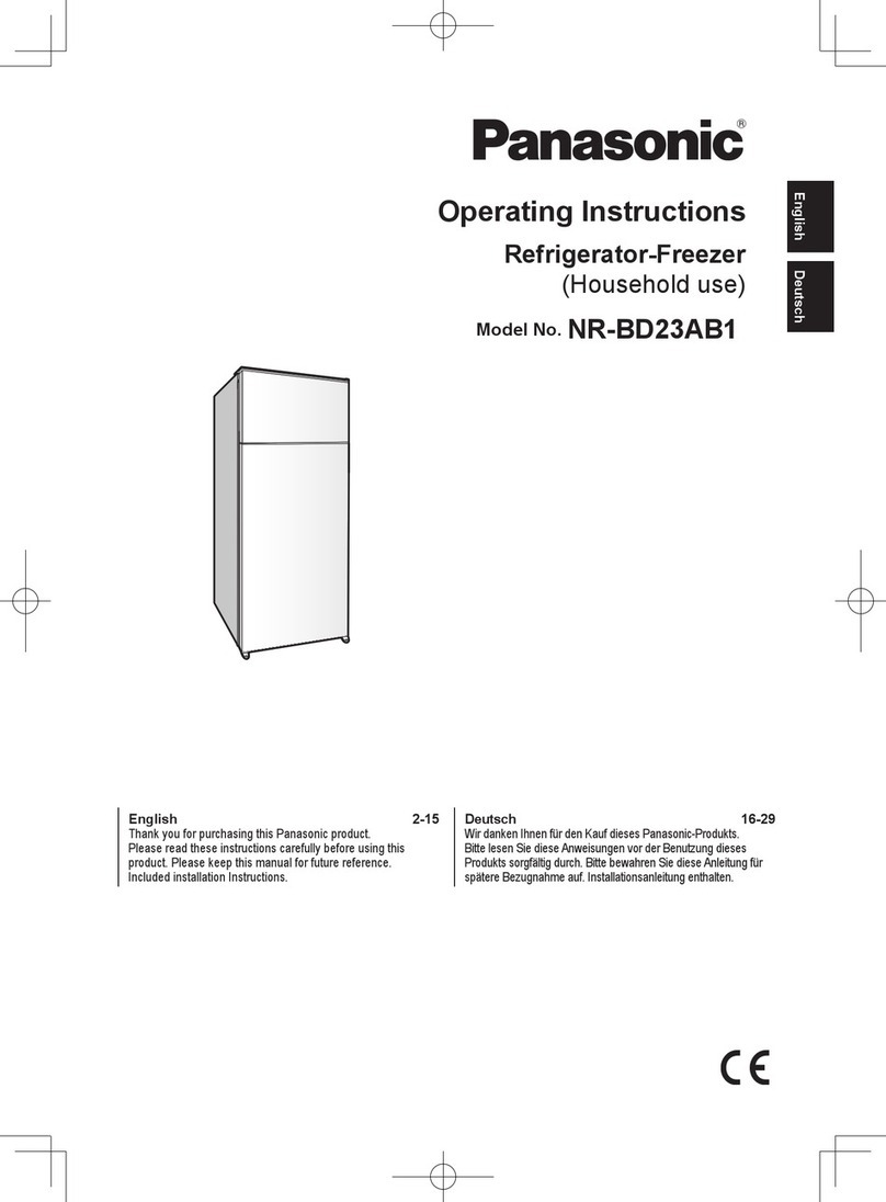 Panasonic NR-BD23AB1 User manual Panasonic NR-BD23AB1 User manual