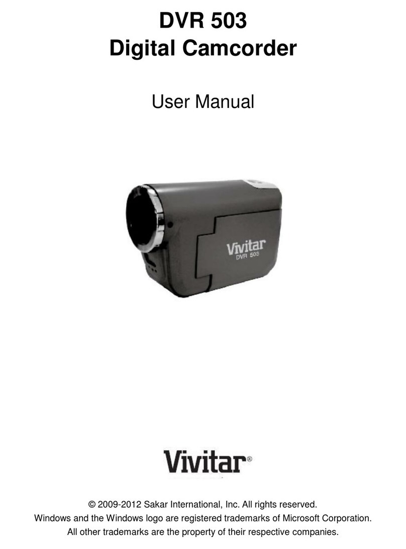 Vivitar DVR 503 User manual