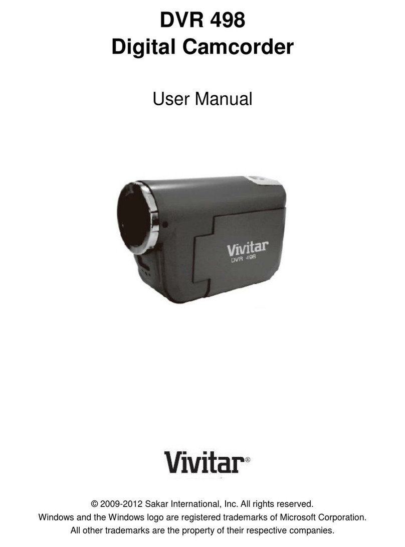 Vivitar DVR 498 User manual Vivitar DVR 498 User manual