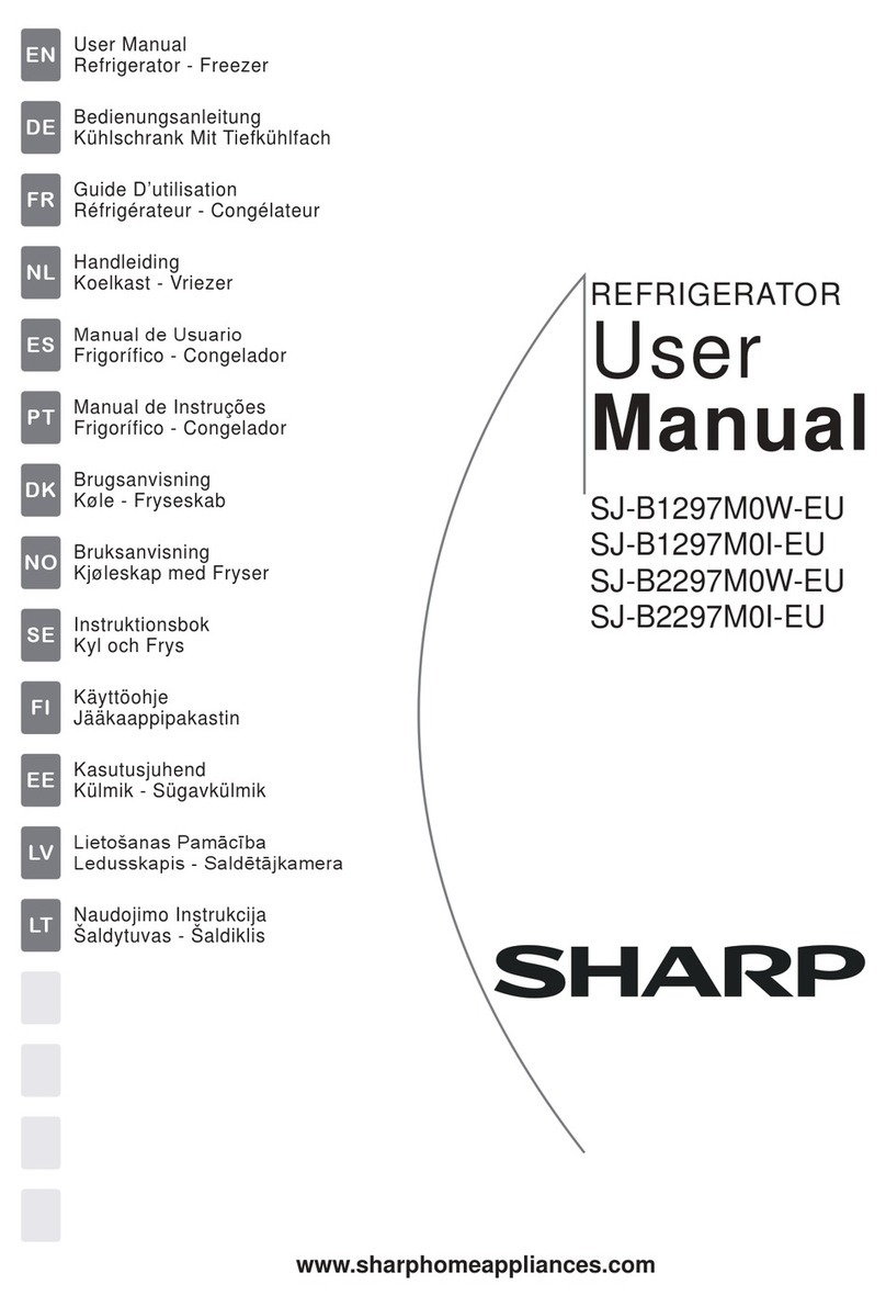 Sharp SJ-B1297M0W-EU User manual