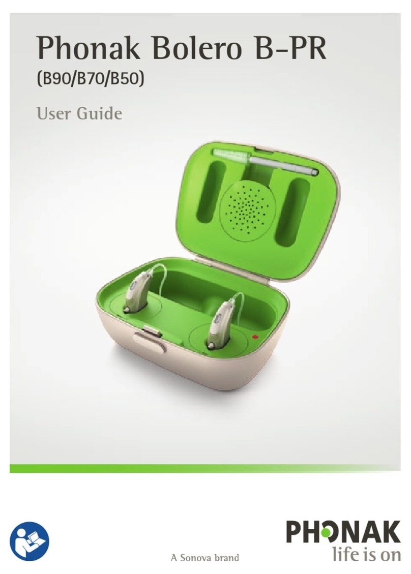 Phonak Bolero B-PR series User manual Phonak Bolero B-PR series User manual