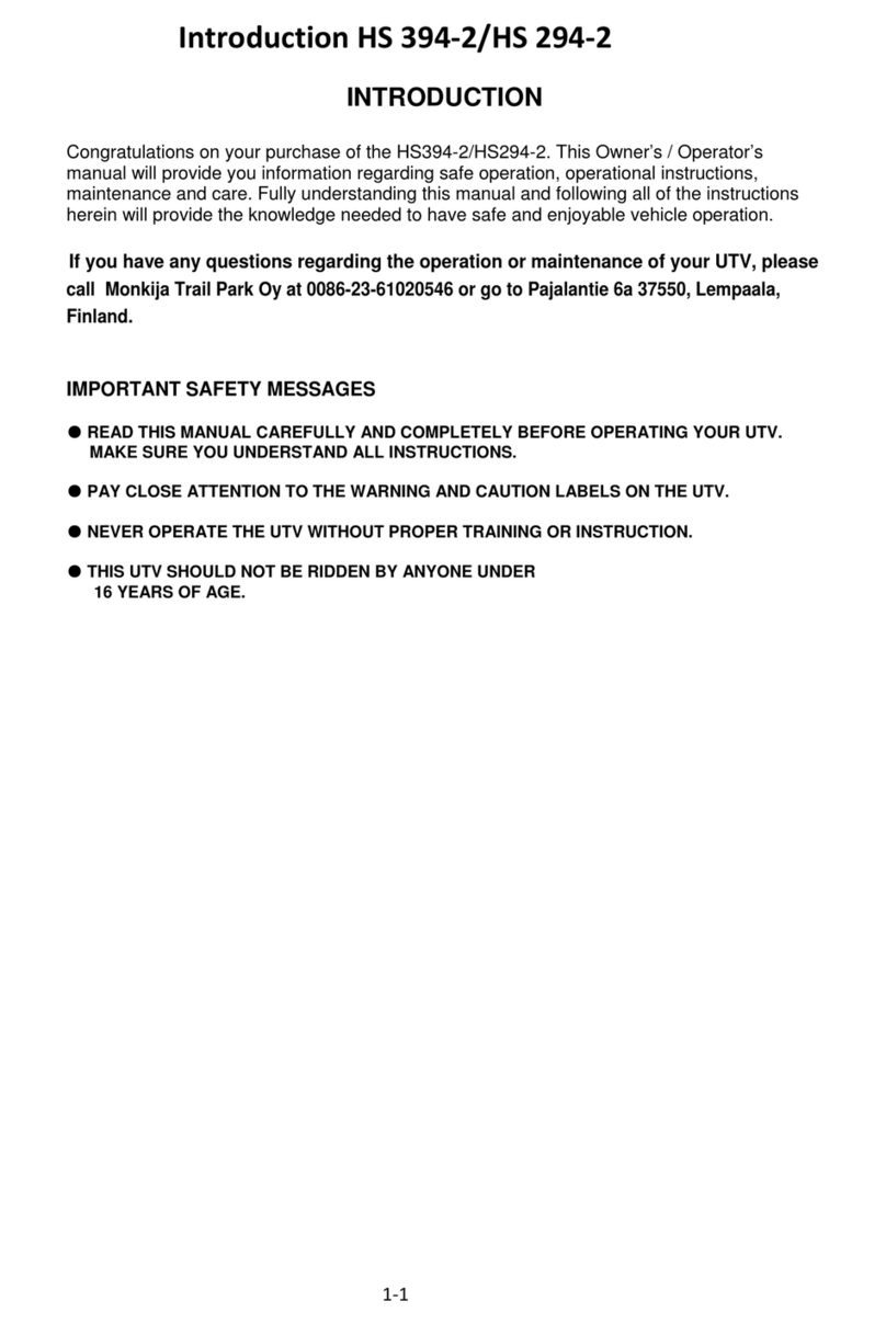 Hisun HS394-2 Owner's/operator's manual