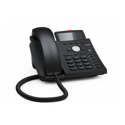 Snom D315 User manual