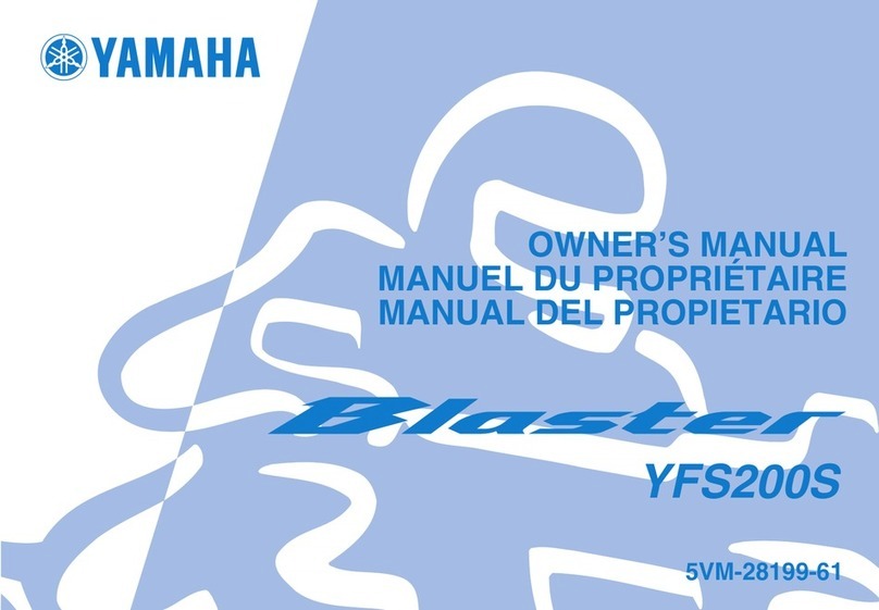 Yamaha BLASTER YFS200S User manual Yamaha BLASTER YFS200S User manual