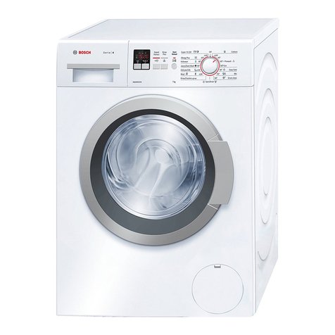 Bosch WAK24160AU Specification sheet Bosch WAK24160AU Specification sheet