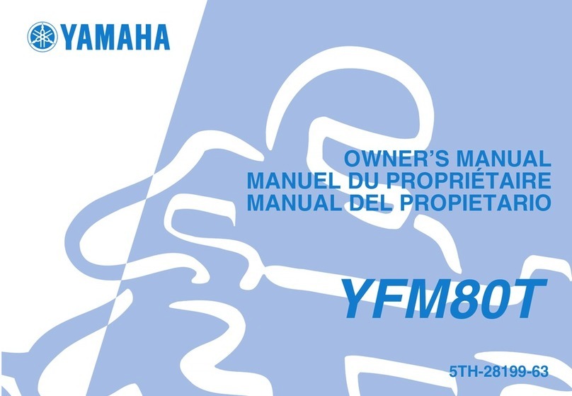 Yamaha YFM80T User manual