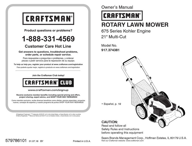 Craftsman 917.374381 owner's manual