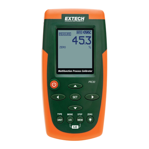 Extech Instruments PRC30 User manual Extech Instruments PRC30 User manual