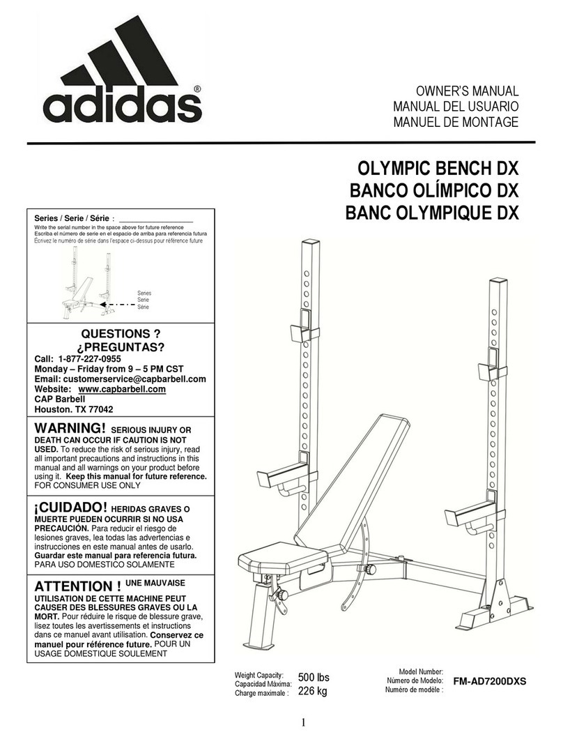 Adidas FM-AD7200DXS User manual