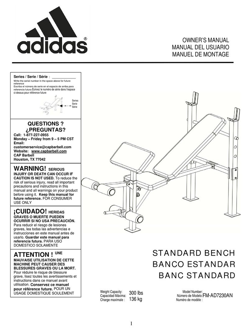 Adidas FM-AD7230AN User manual