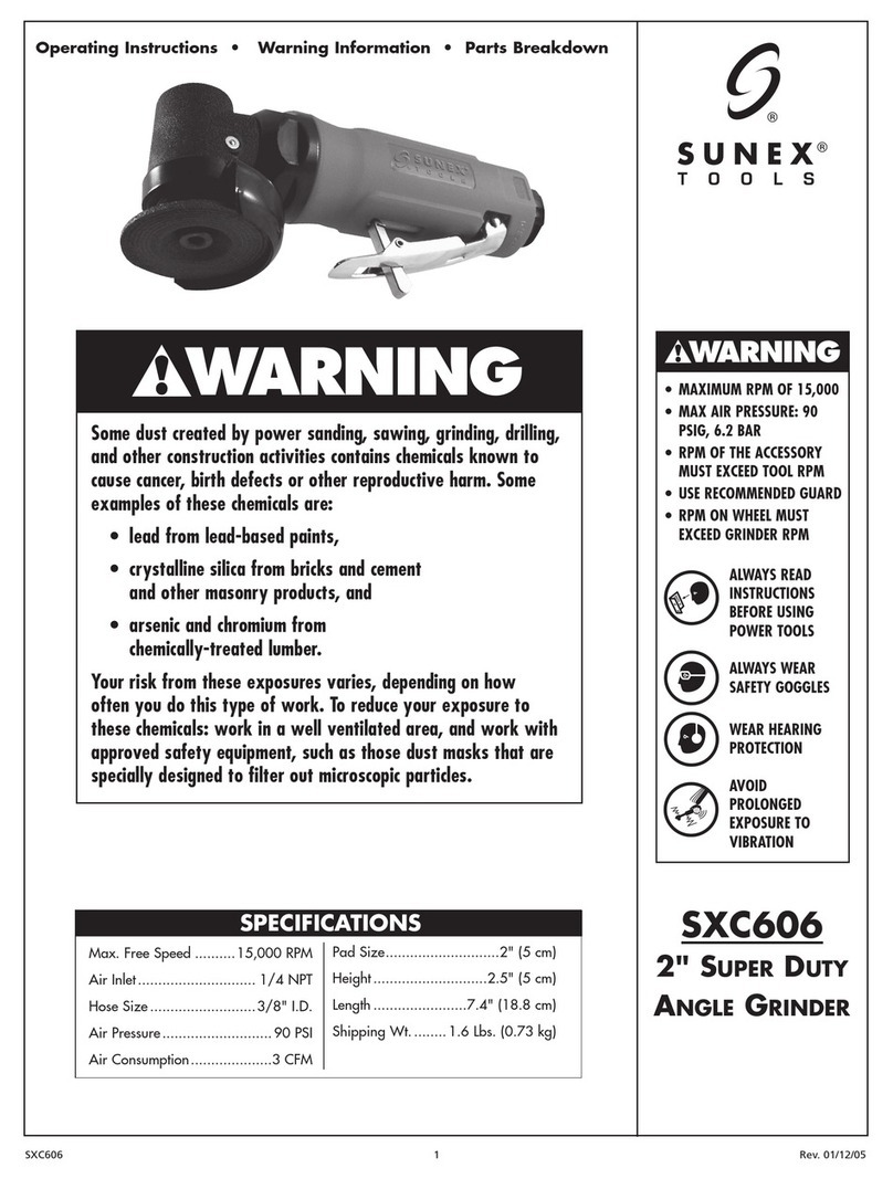 Sunex Tools SXC606 User manual
