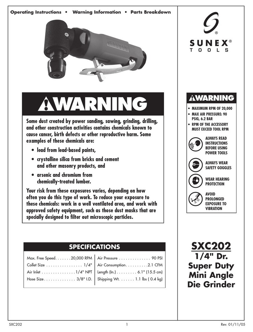 Sunex Tools SXC202 operating instructions