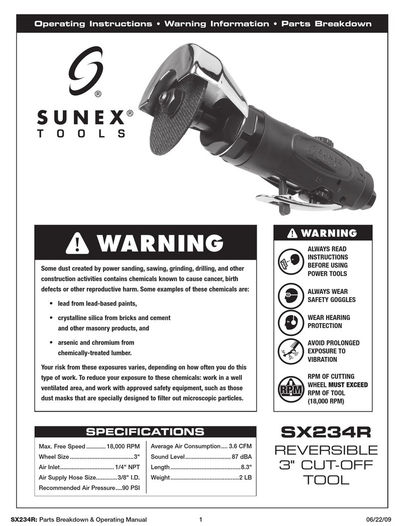 Sunex Tools SX234R User manual