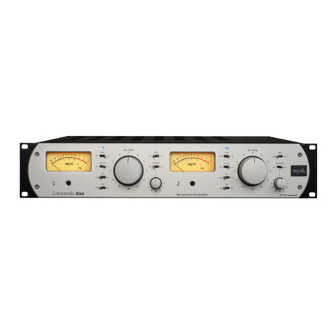 SPL Crescendo duo User manual