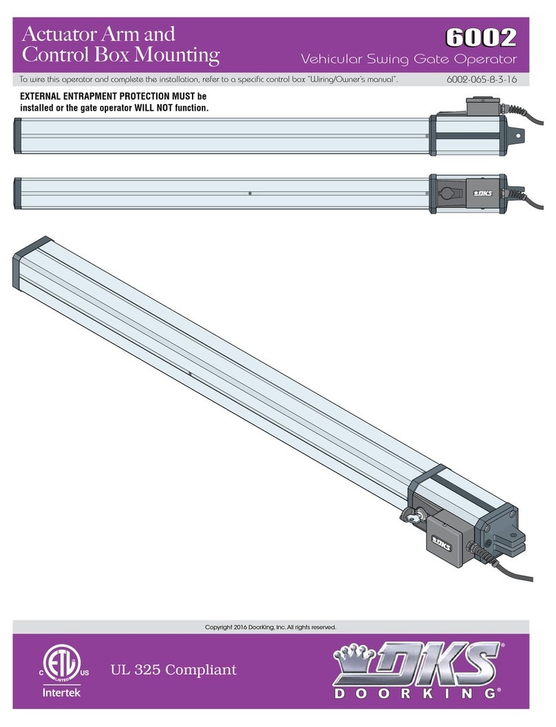 DKS 6002 installation instructions
