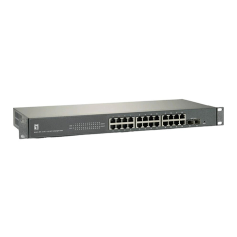 LevelOne GEL-2670 24 GE + 2 GE SFP Quick installation guide