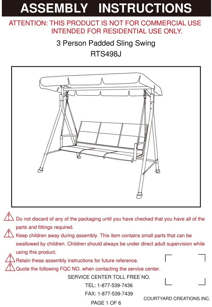 Courtyard Creations RTS498J Assembly instructions Courtyard Creations RTS498J Assembly instructions