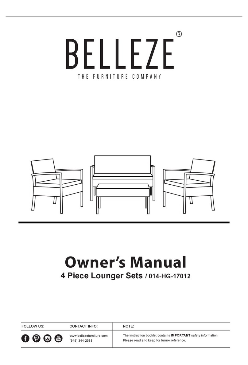 Belleze 014-HG-17012 owner's manual