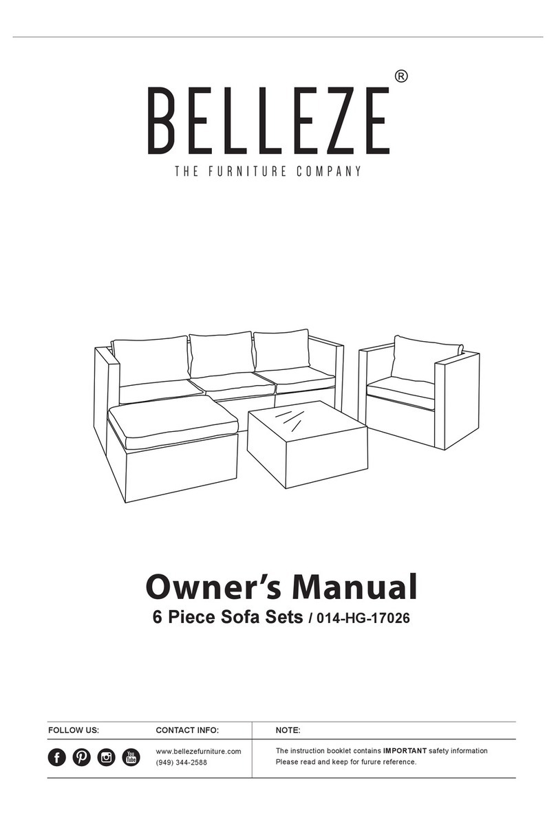 Belleze 014-HG-17026 owner's manual
