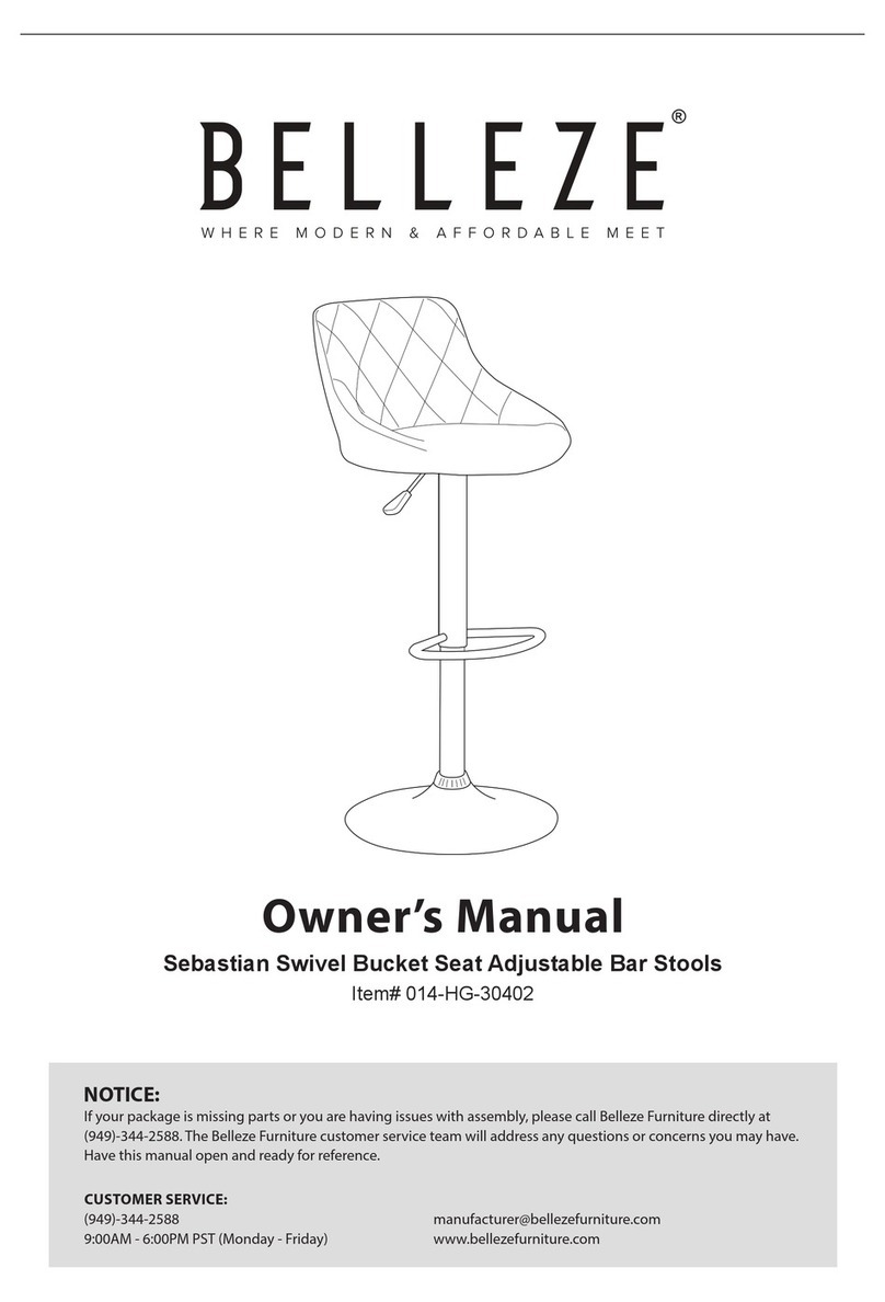 Belleze 014-HG-30402 owner's manual