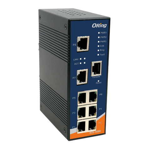 ORiNG IES-3080 Series User manual