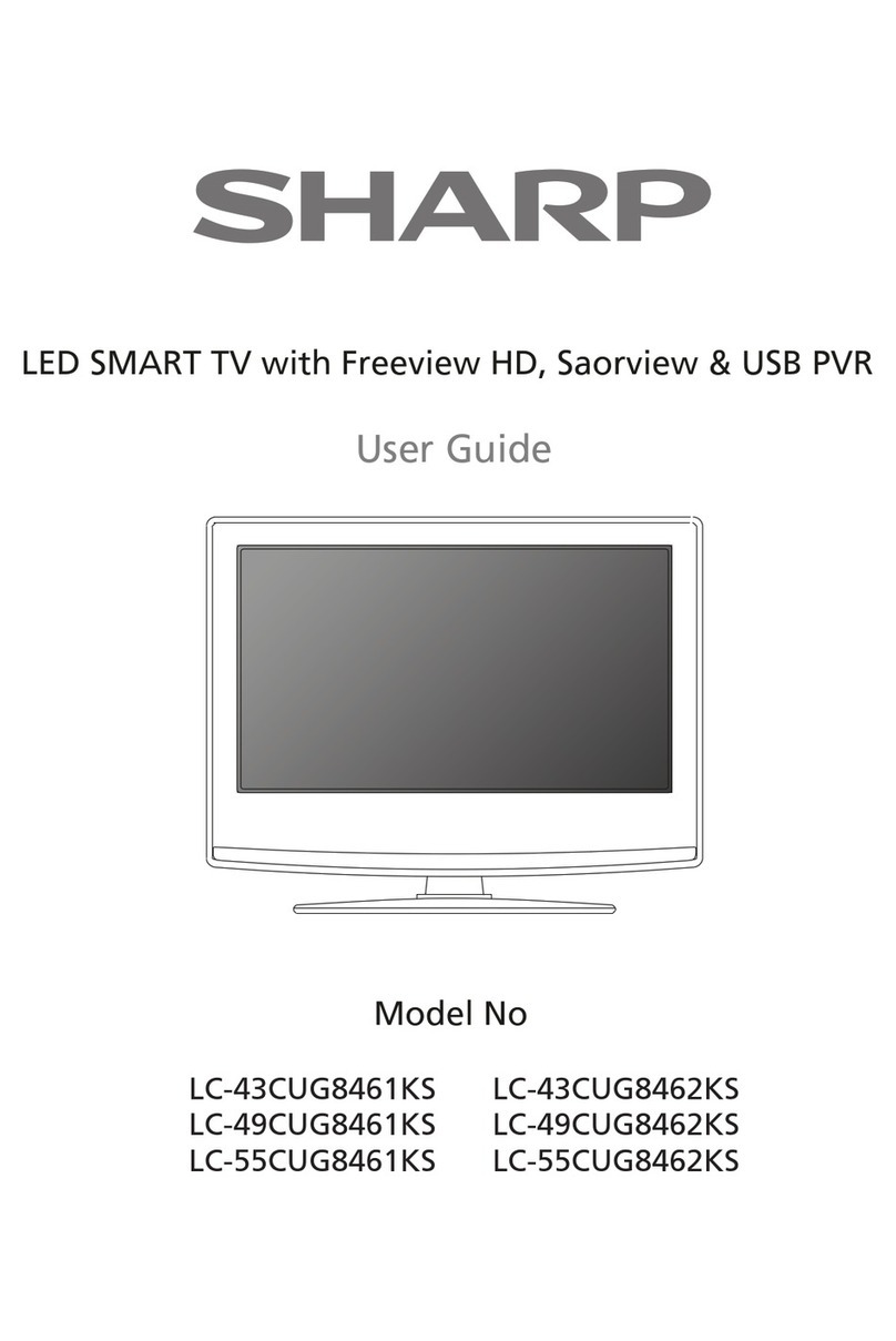 Sharp LC-43CUG8461KS User manual