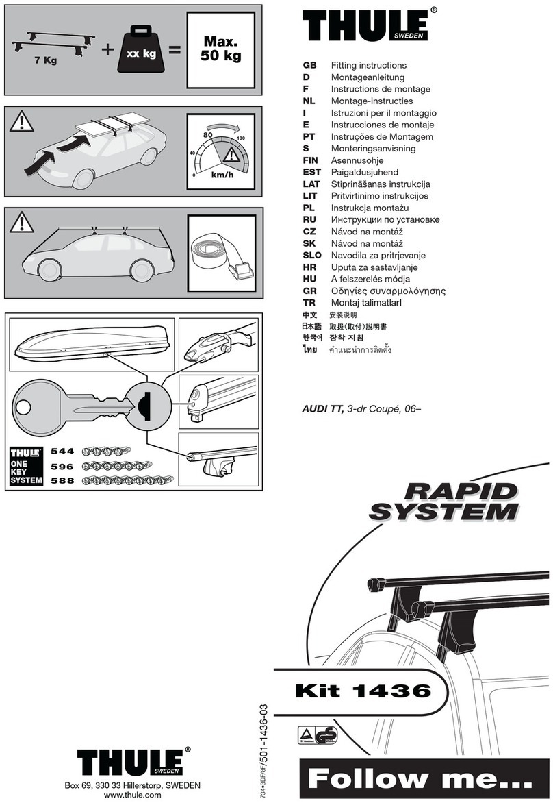 Thule Rapid System 1436 User manual