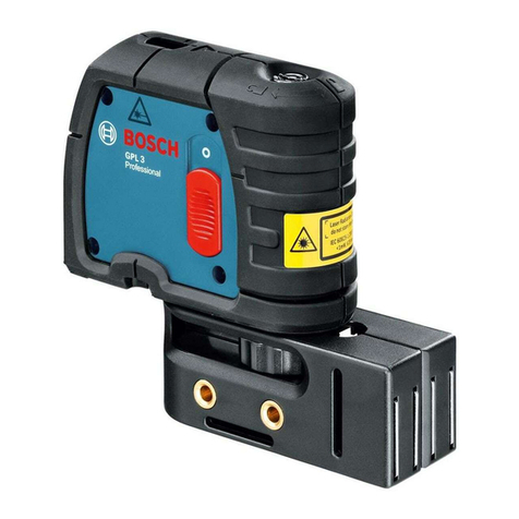 Bosch GPL 3 Professional User manual