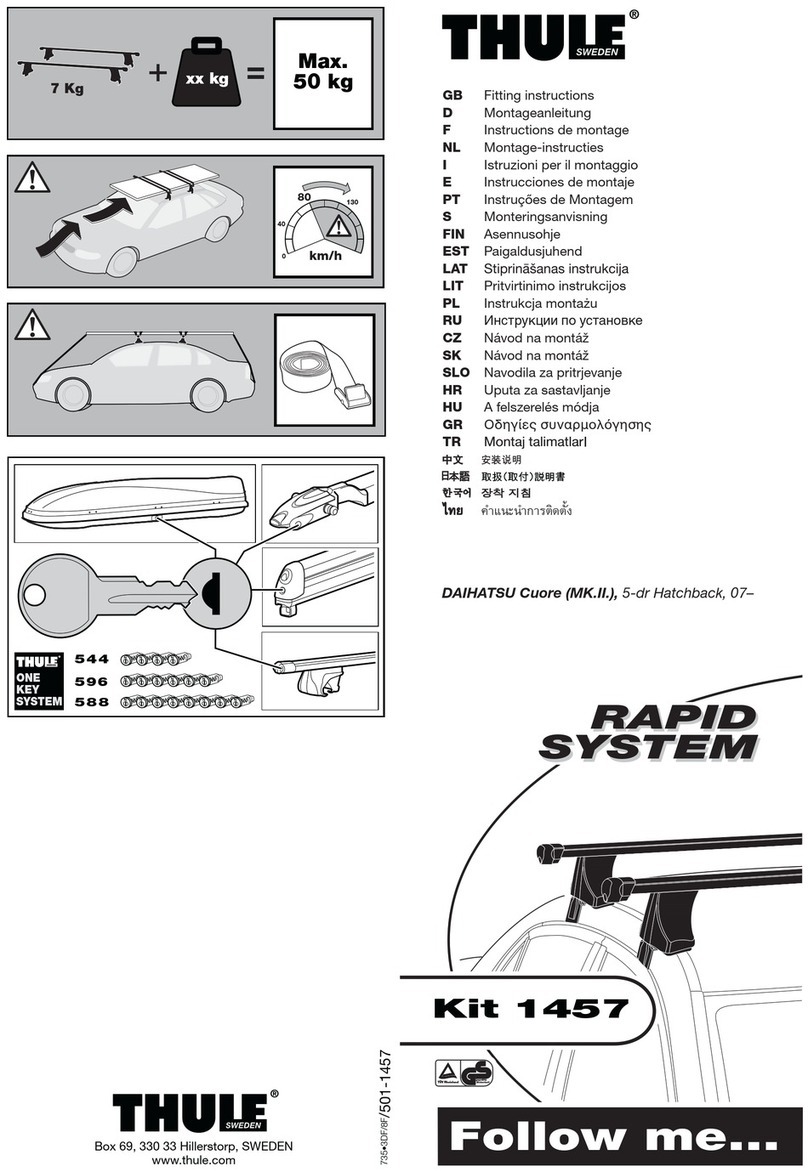 Thule RAPID SYSTEM 1457 User manual