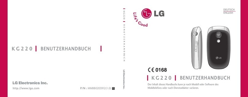 LG KG220 User manual